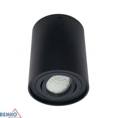 BEMKO DOWNLIGHT ORTAL REGULOWANA fi96 GU10 MAX. 1x50W CZARNA C23-DLO-AR-GU10-150-BL (C23-DLO-AR-GU10-150-BL)